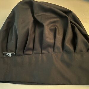Black Chef Hat with Logo